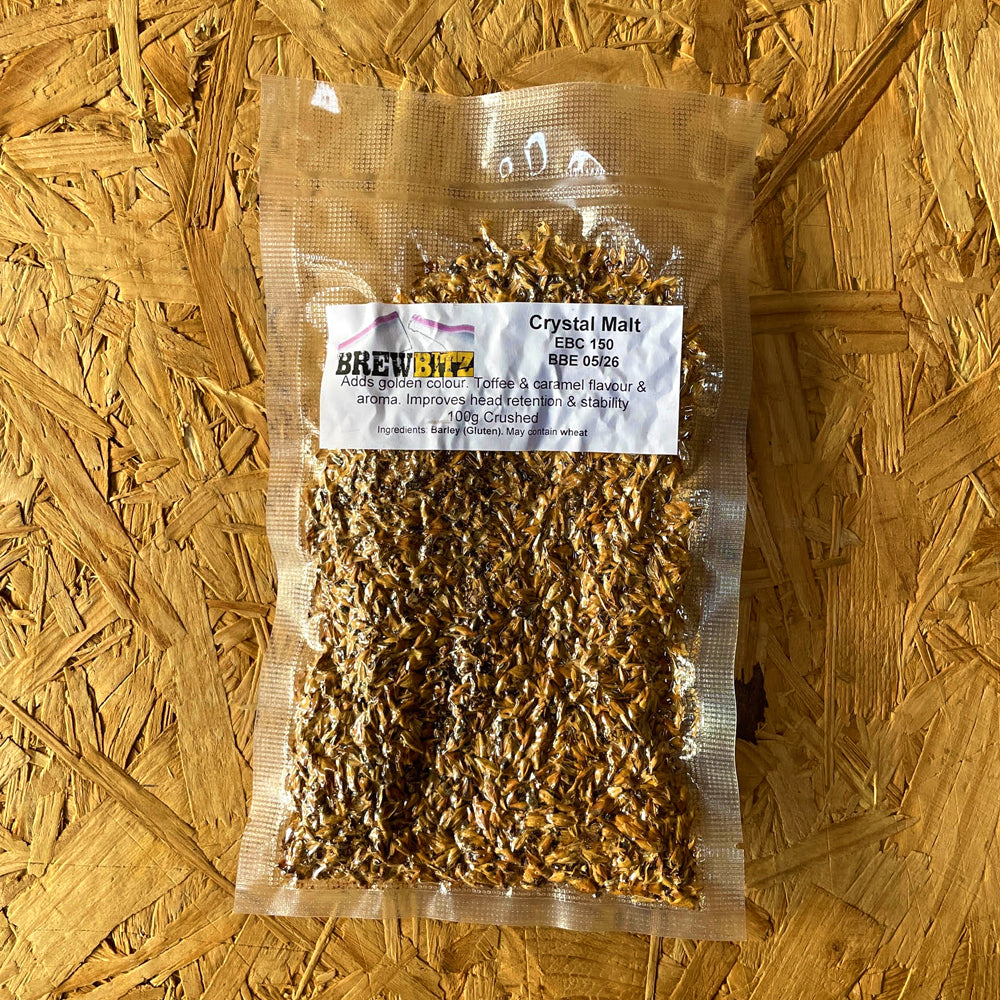 Crystal Malt - Crushed - 100g, 250g, 500g - Warminster Maltings