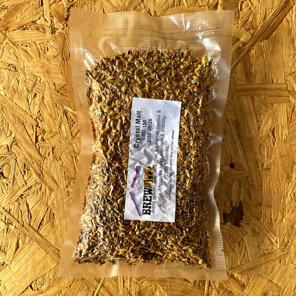 Crystal Malt - Crushed - 100g, 250g, 500g - Warminster Maltings