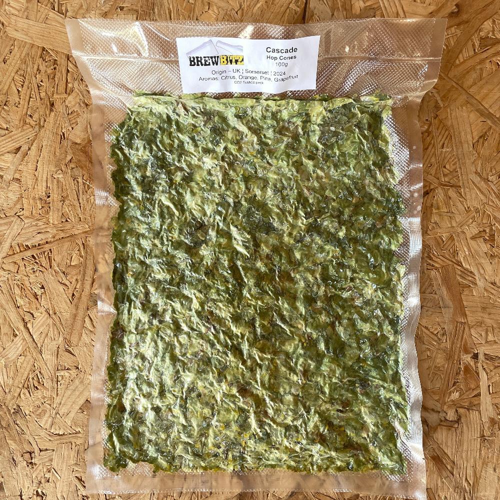 Cascade Hops - Flower/Cone/Leaf - Somerset 100g