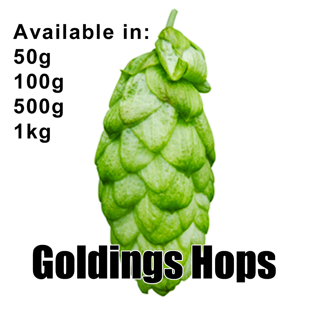 Goldings Hops - Cones - 50g, 100g, 500g, 1kg