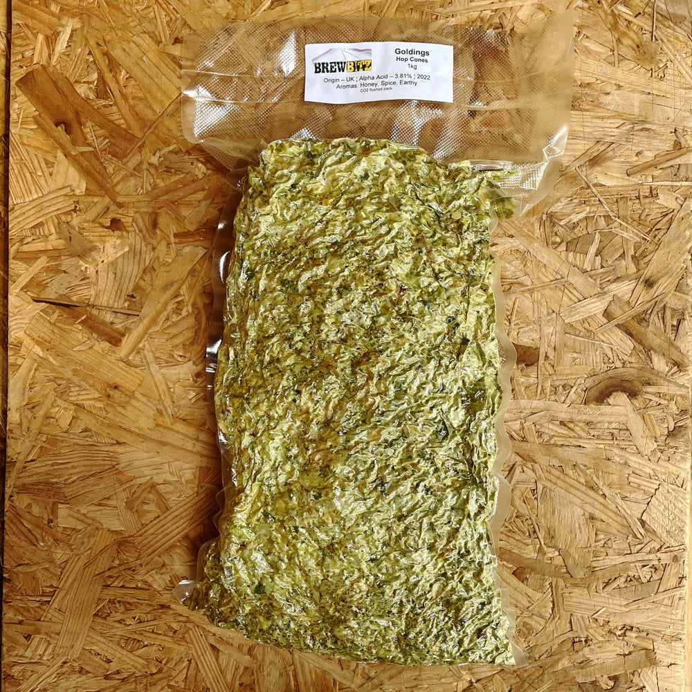 Goldings Hops - Cones - 50g, 100g, 500g, 1kg