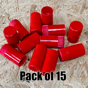 NovaTwist Wine Bottle Screw Caps - Red - Pack of 15 or 30