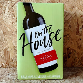 On The House - Merlot - 30 Bottle Red Wine Kit