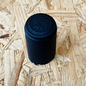 Wine Bottle Shrink Capsules (Caps) - Matt Black - 30 Pack