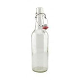 Swing Top Bottles - Clear Glass - 500ml - 12 Pack